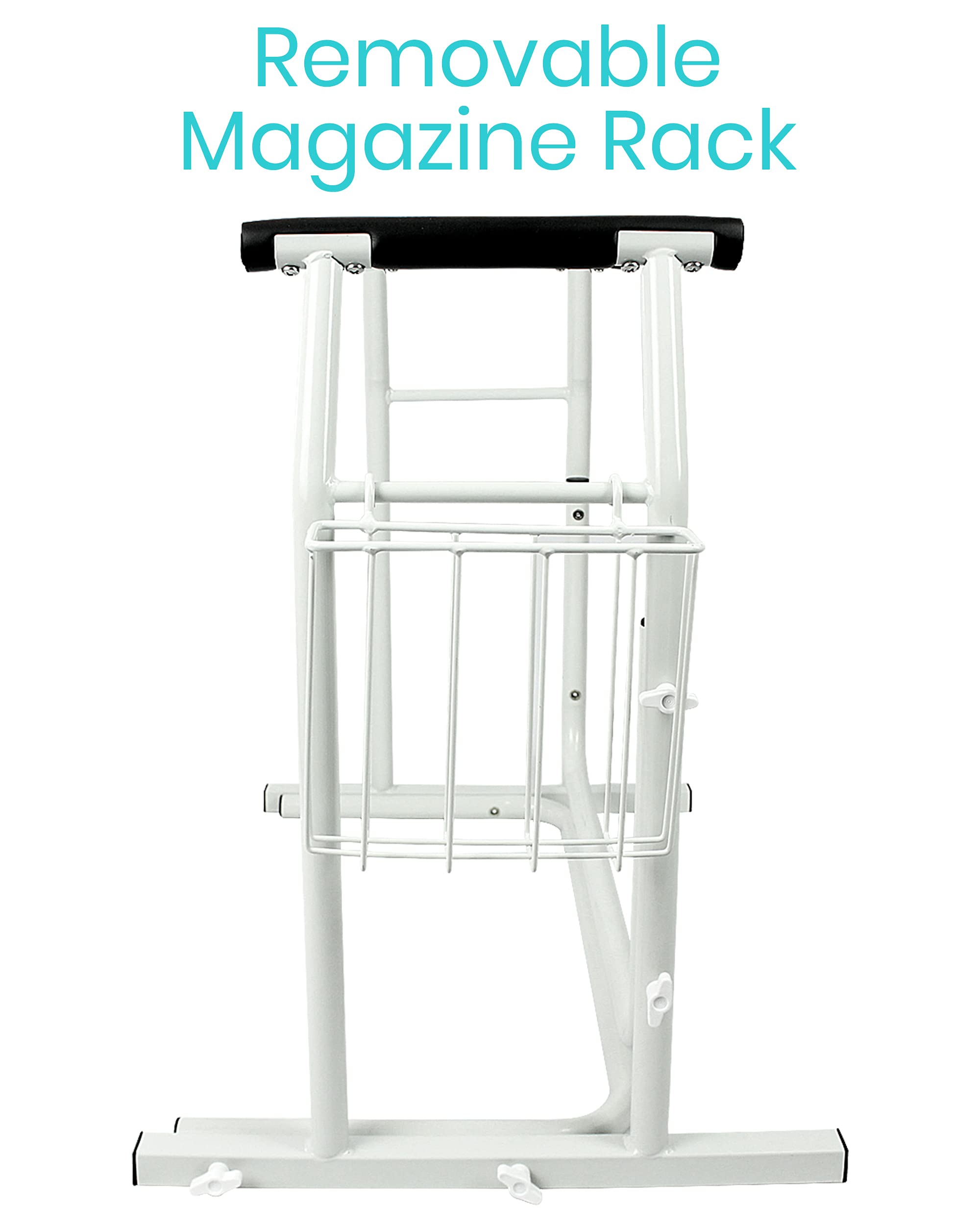 Vive Stand Alone Toilet Rail Medical Bathroom Safety Assist Frame