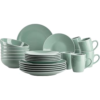 M ser Elissa Series Modern Tableware Set for 6 People