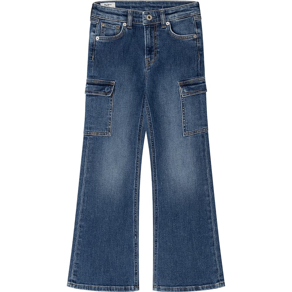 Pepe Jeans Slim Flare Cargo Jr - Dżins Dziewczynki