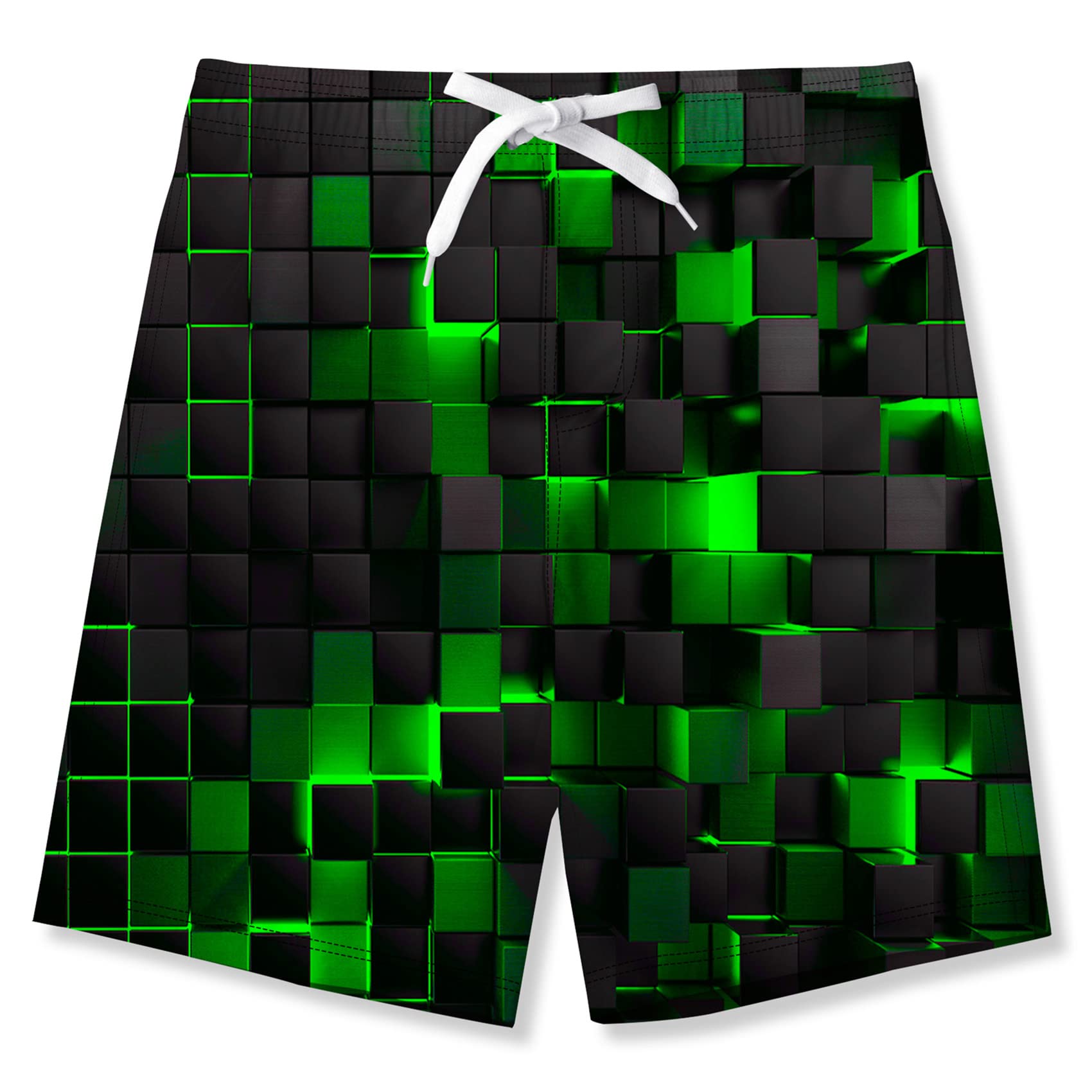 TUONROAD Niño Bañador Natación 3D Secado Rápido Ropa de Playa Hawaiano Pantalones Cortos con Bolsillos Laterales 5-16 Años
