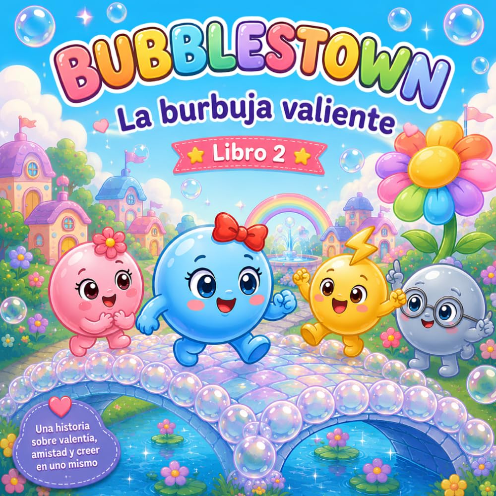 La Burbuja Valiente: Un cuento sobre valentía, confianza y amistad para niños de 2 a 5 años (Bubblestown)