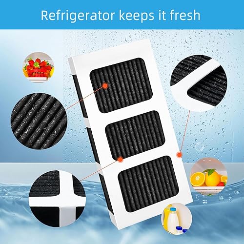 Miniatura 6 de Paquete de 6 filtros de aire de repuesto para refrigerador PAULTRA2, compatible con Frigidaire Pure Air Ultra 2, Pure Air Ultra II, Pureair Ultra II