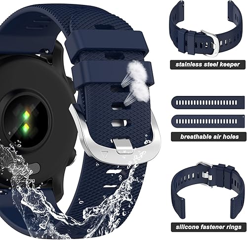 Miniatura 4 de Miimall Correa de silicona compatible con Garmin Forerunner 255