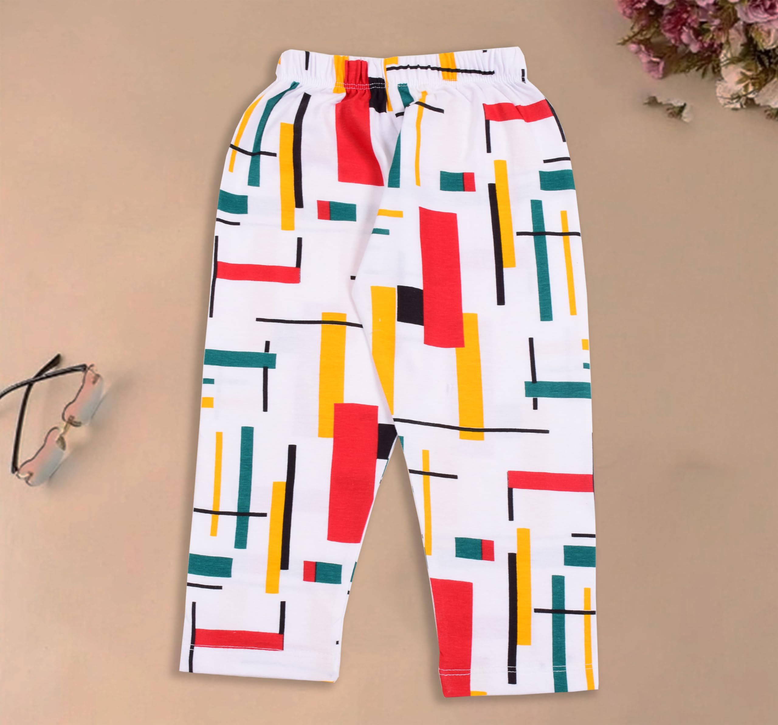 3BROS Kid's Pure Cotton Printed Full Sleeves Night Suit/Dress for Boys/Girls Full Pajama & Top Sleep Suit Combo Set | Multicolor 2| 12-18 Months - Image 4 thumbnail