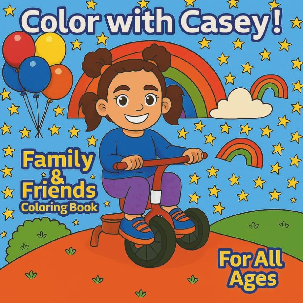 Color with Casey!: Family & Fun Coloring Book