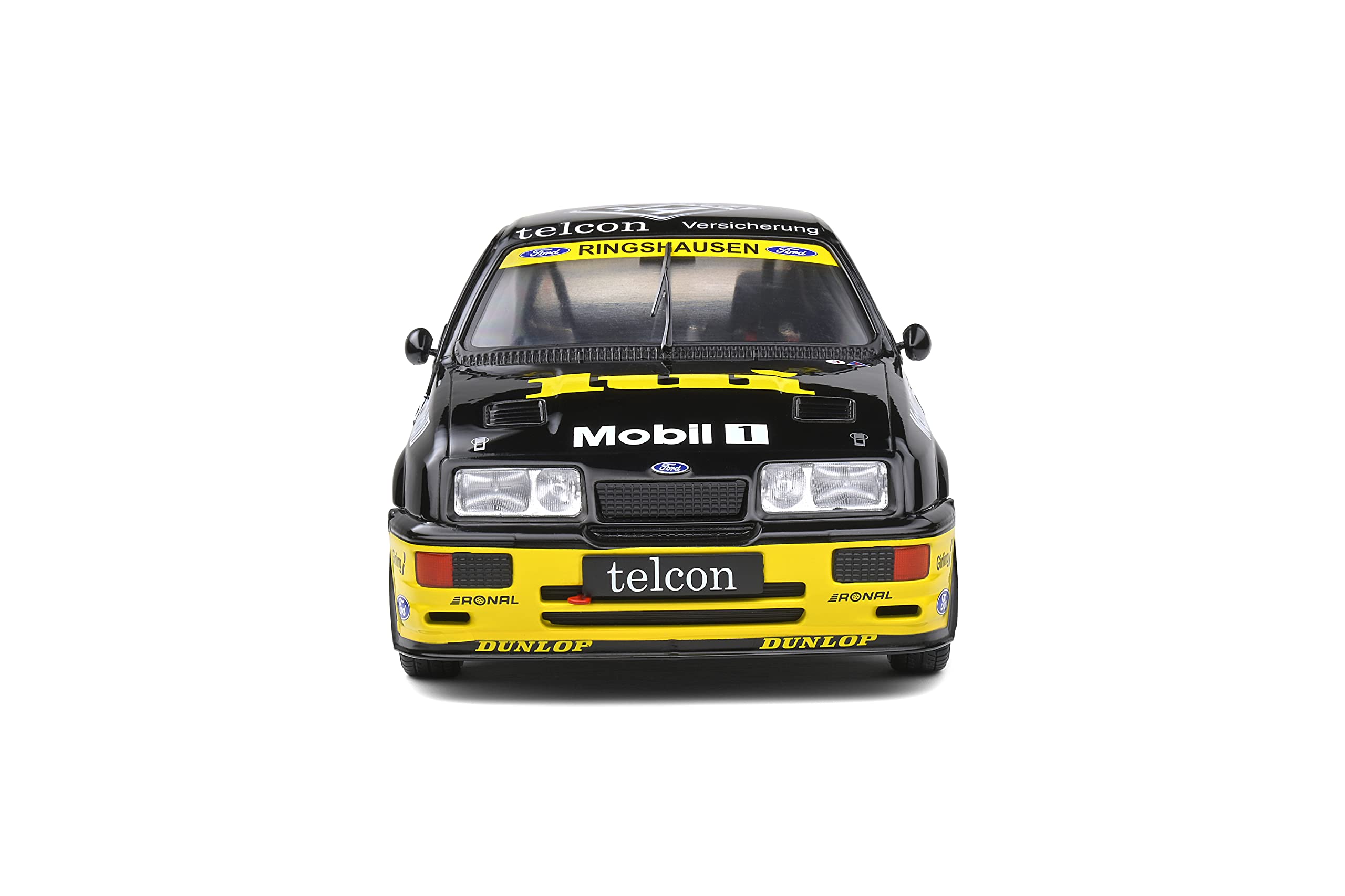 Solido 421180900 1:18 Ford Sierra RS 500# 44 Nero, modellino Auto Die-Cast