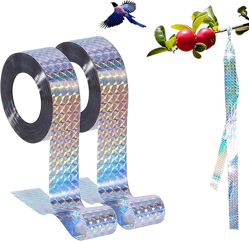 Tuliyet - Cinta de miedo, 320 pies x 0.9 pulgadas, cinta reflectante de PET para exteriores, cinta reflectante de doble cara, doble cara para