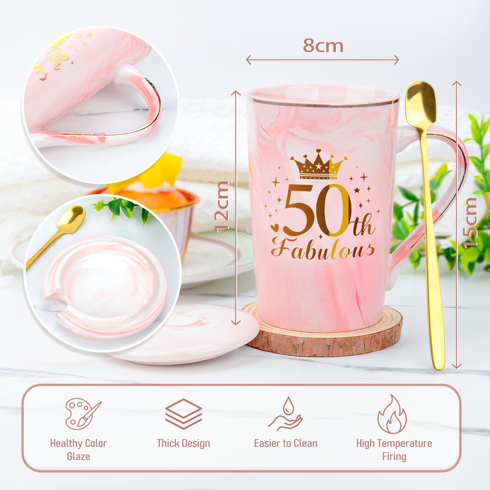 Ballon 50 Ans Anniversaire Femme, Kit De Decoration Anniversaire 50 Ans