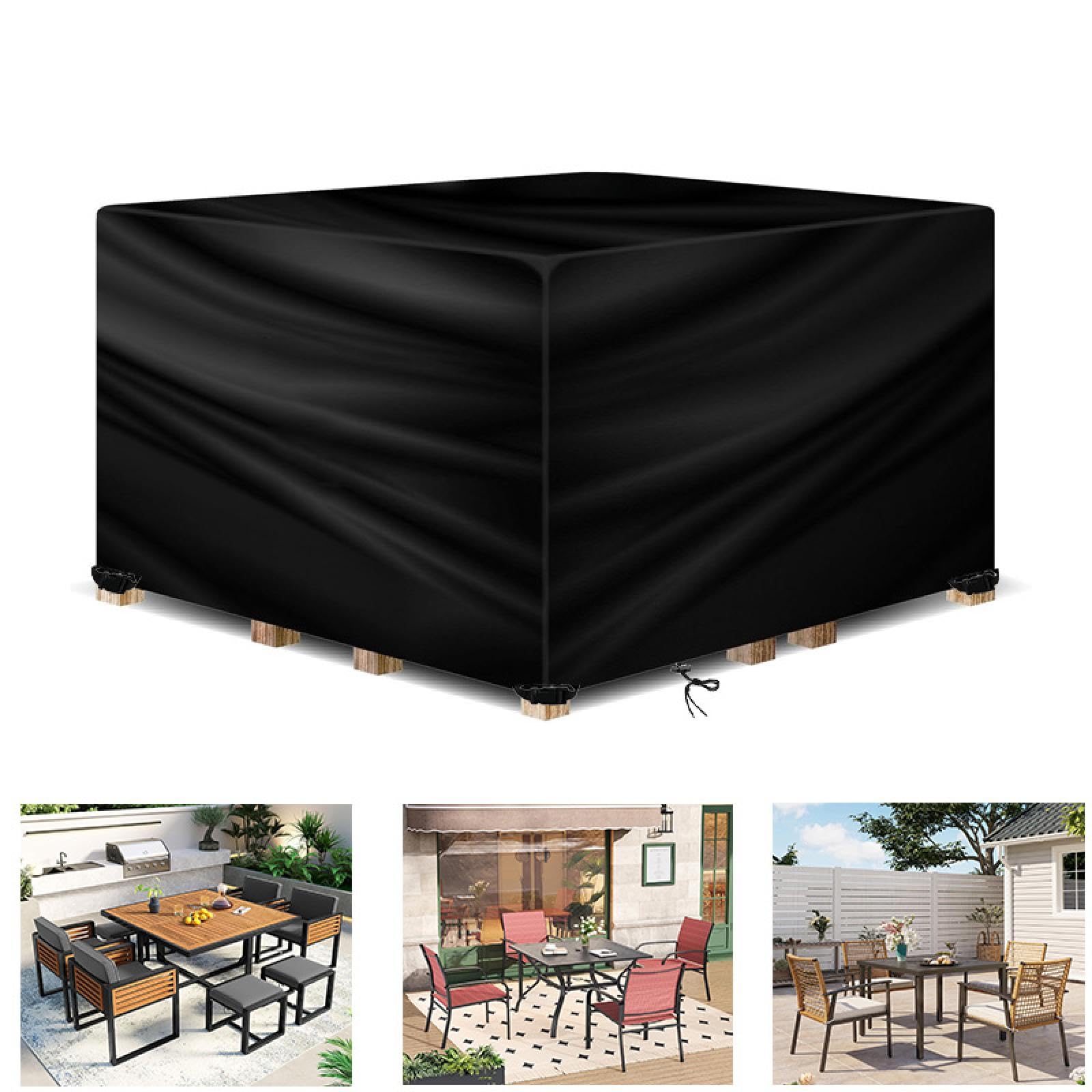 Cuhoc Redlabel Tuinmeubelhoes - 213x132x74 Cm - Zwart Loungeset - Tuinset Hoes