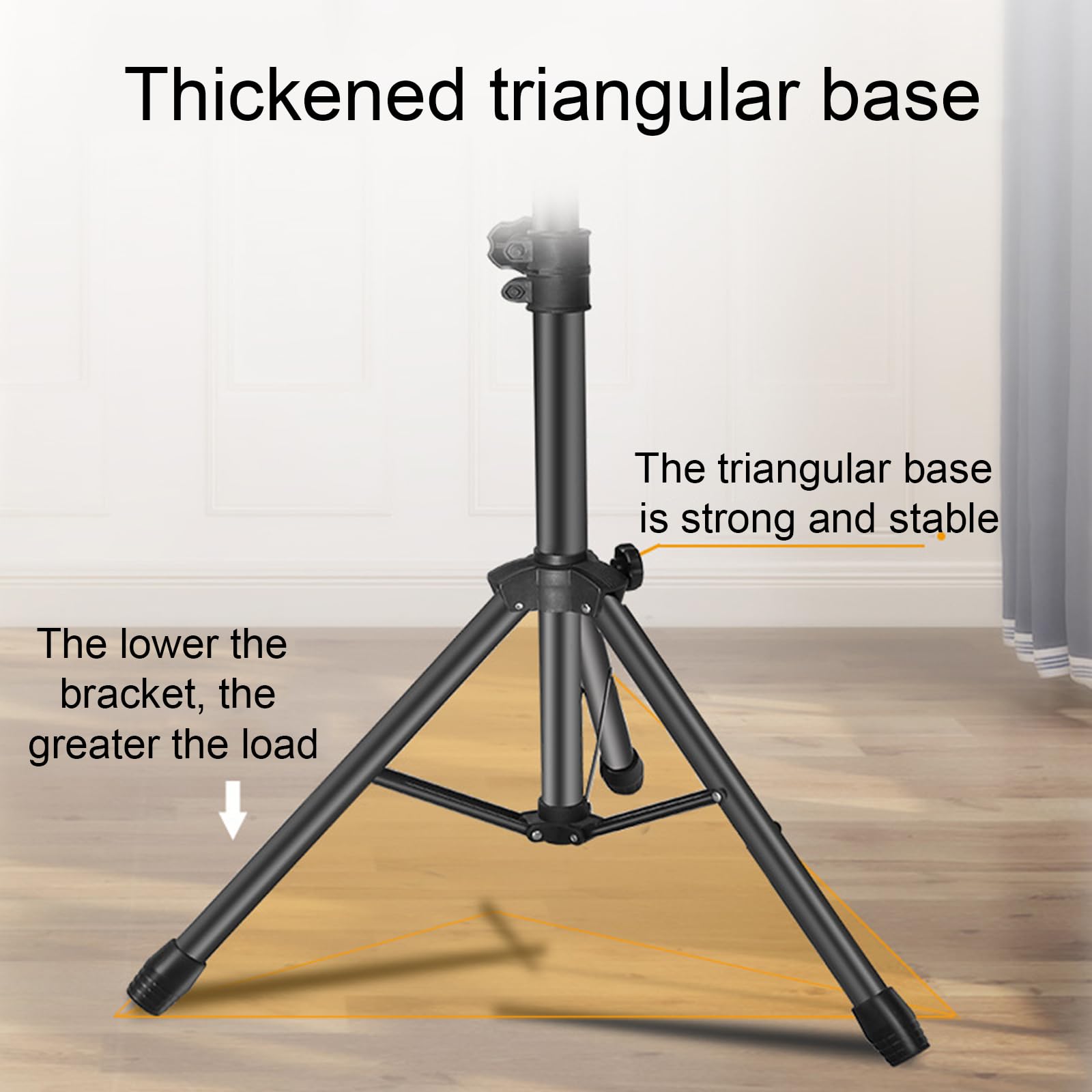 Soporte de música, portátil, trípode plegable, ajuste de panel multiángulo, adecuado para interpretaciones instrumentales