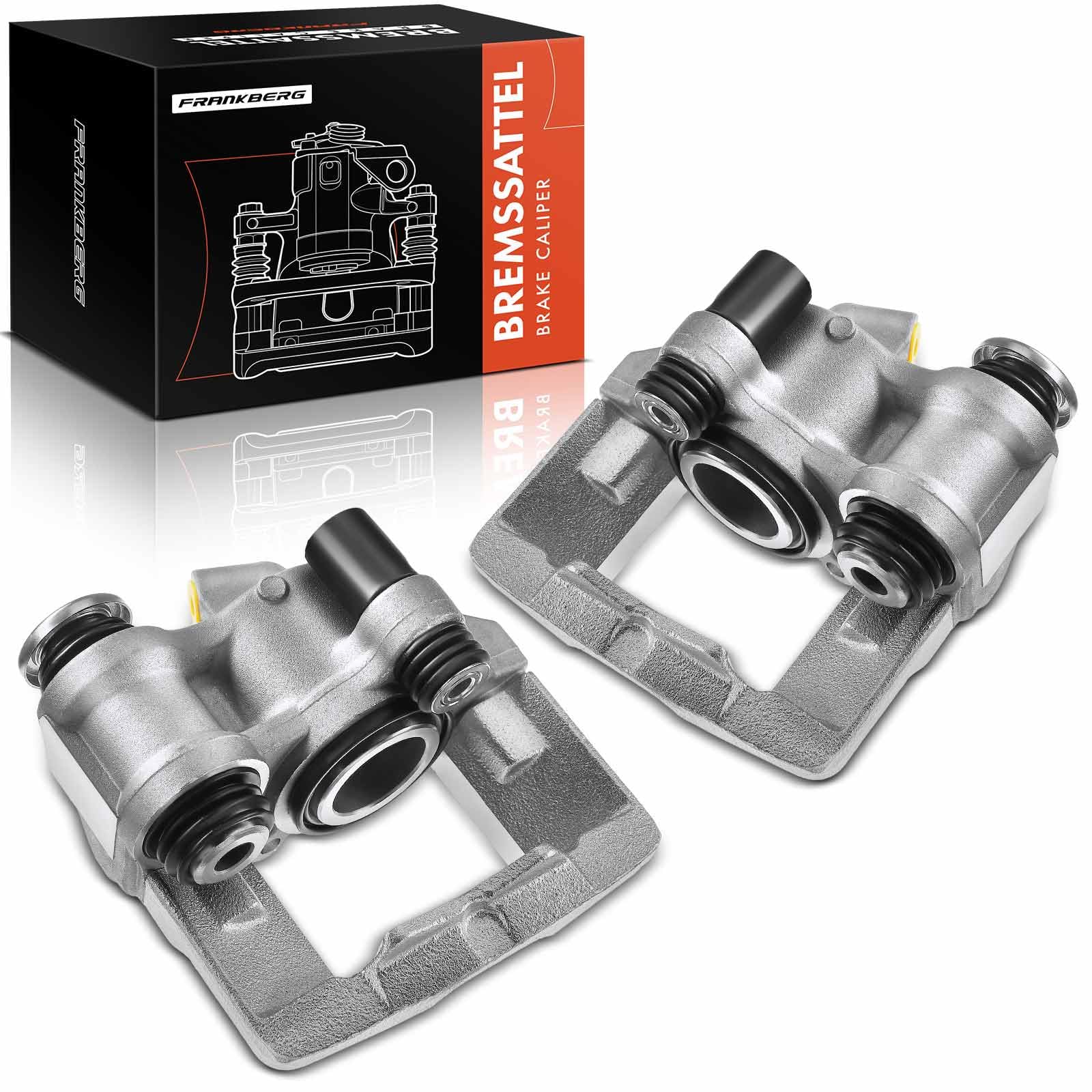 Frankberg 2x Pinza Freno Asse Anteriore Sinistra Destra allum.i.n.io Compatibile con AX ZA Saxo S0 S1 Saxo Hatchback Van S3 106 I 1A 1C 106 II 1A 1C Replace# 341990