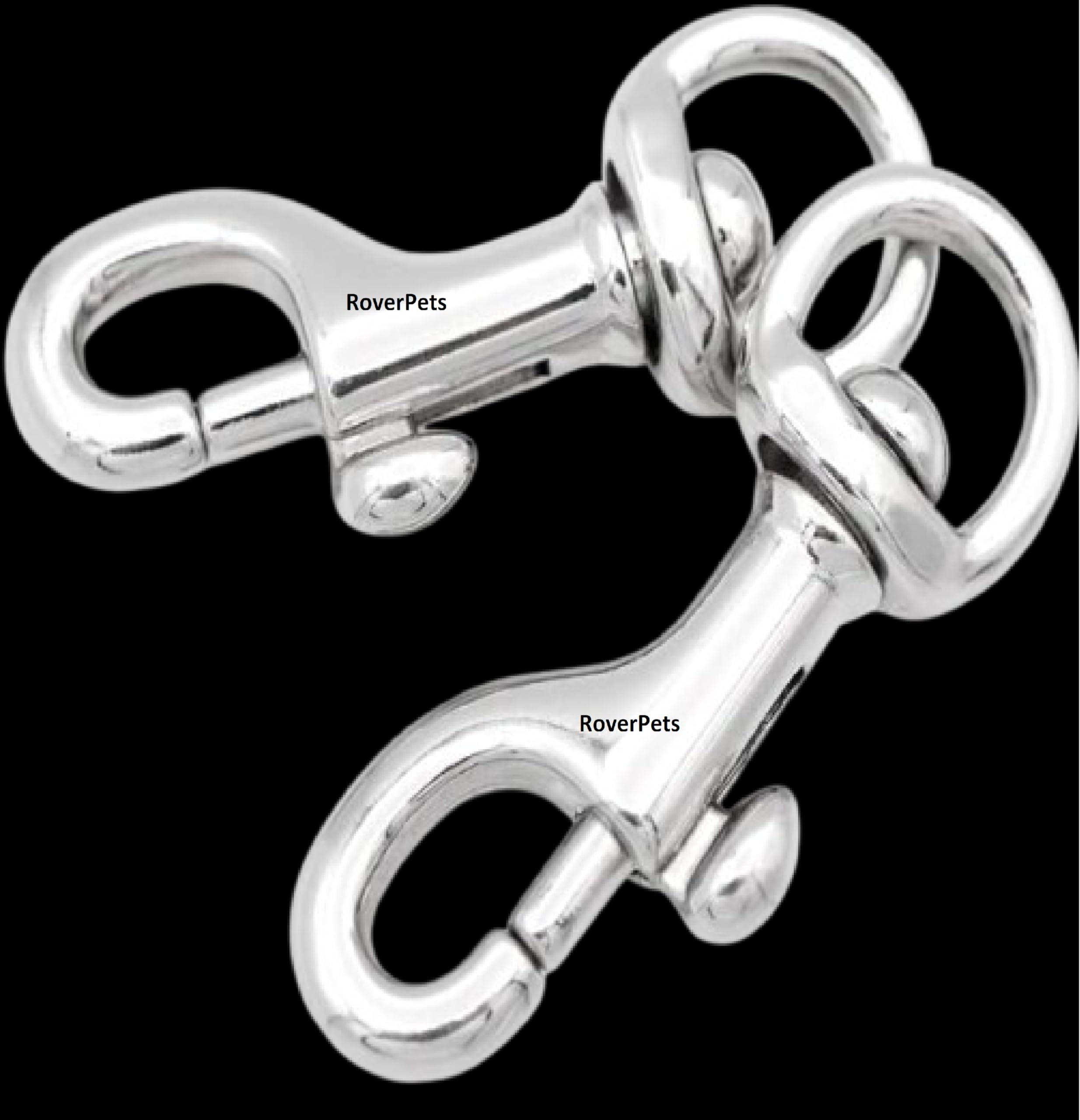 Swivel Snap Clips - Heavy Duty Metal Flag Snaps Hooks with Swivel Eyelet for Max 5/16" Diameter Flagpole Rope, Flag Pole Hardware, Clips for Flag, Pet Leash, (Silver, Pack of 2)-picture-21