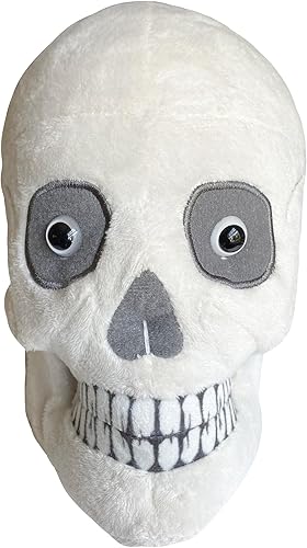 GIANTmicrobes - Calavera de peluche adorable realista con calavera humana, regalo de biología educativa, excelente regalo para estudiantes, médicos, disponible en Yaxa Colombia