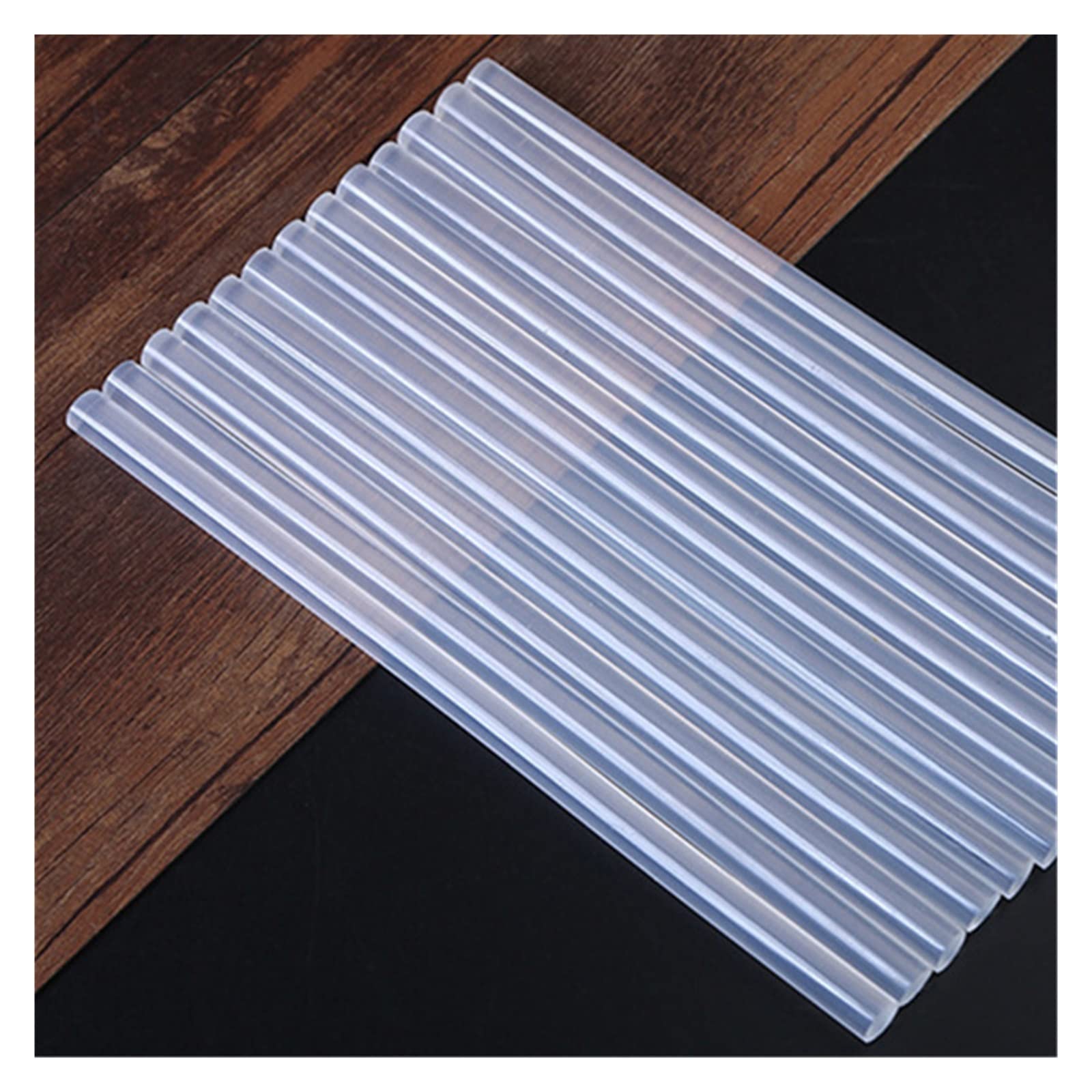 Klej w sztyfcie do klejenia na gorąco, Kleje topliwe w sztyfcie 7 mm, 11, średnica 100-300, długość opakowaniu(50 Pieces,11mmx300mm)