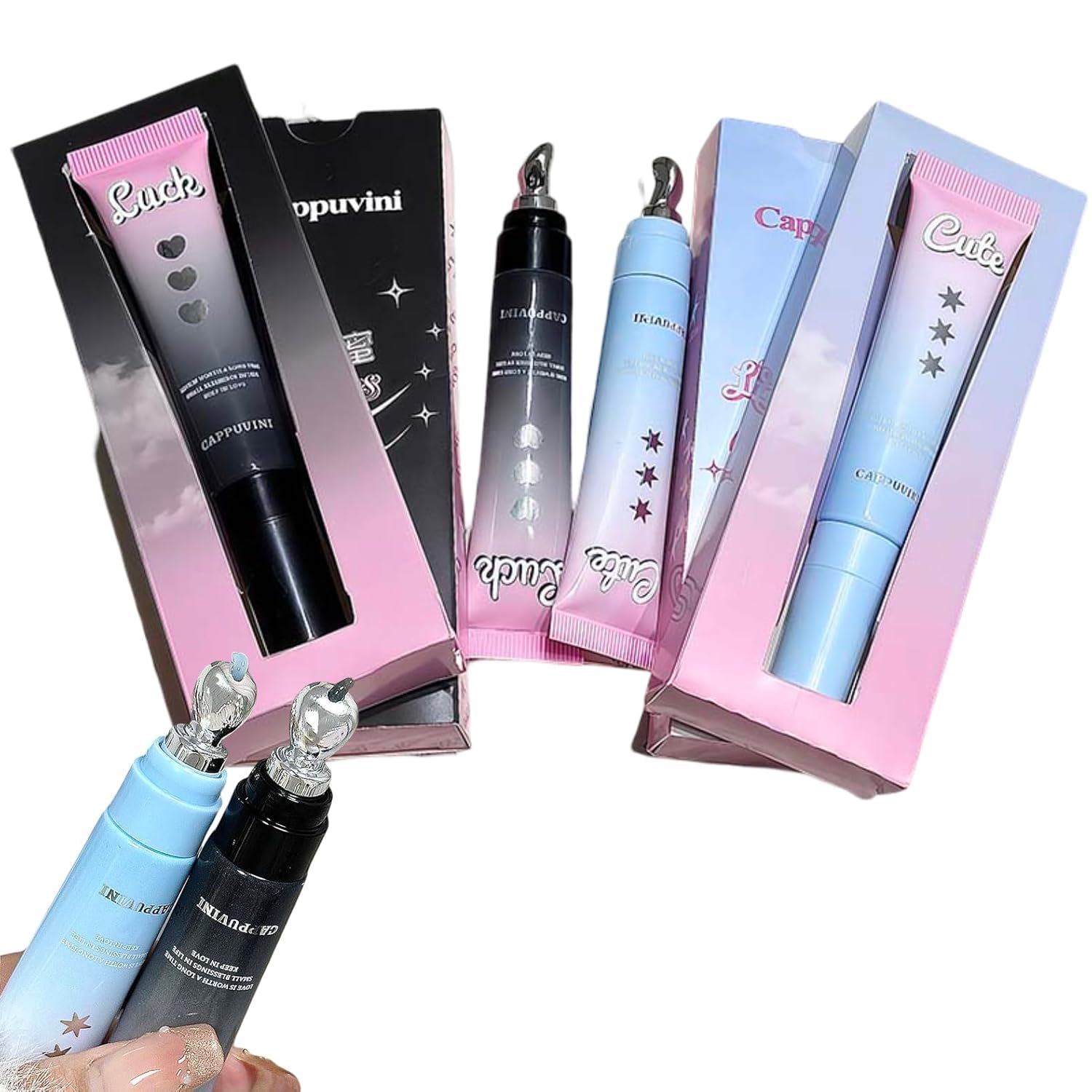 Cappuvini Lip Care Balm | Hydrating Lip Moisturizer with Jelly Blush Effect | Color-Changing Gloss with Glossy Finish | Korean Style Shades Grape Glass & Peach | Long-Lasting Lips Protection | Non-Sticky Long-Lasting Warm Balm for Women & Teens (02# Peach, 13g)-image-36