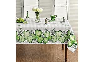 Celebrate in Style with the Horaldaily St. Patrick's Day Shamrock Tablecloth