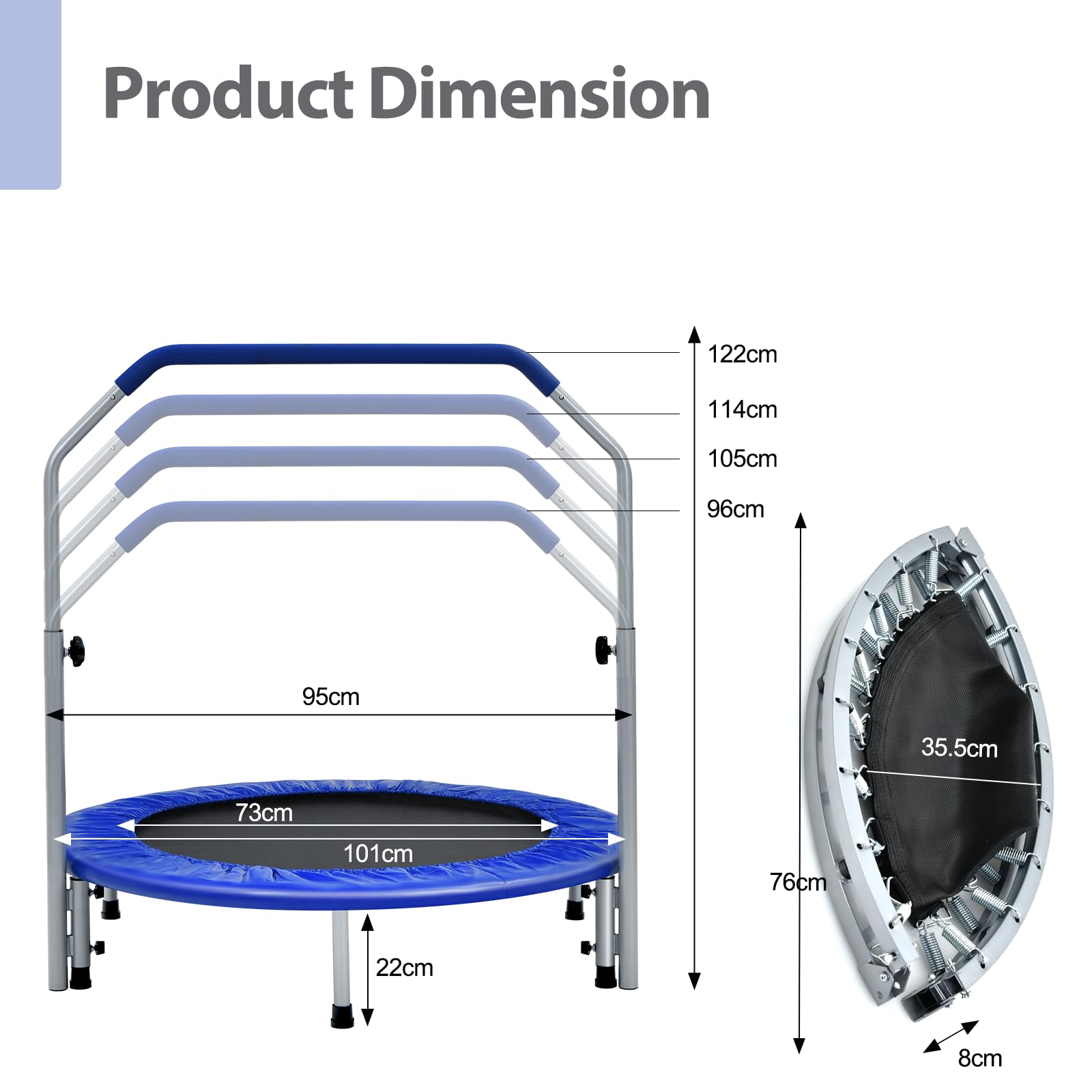 LIFEZEAL Trampolino Elastico