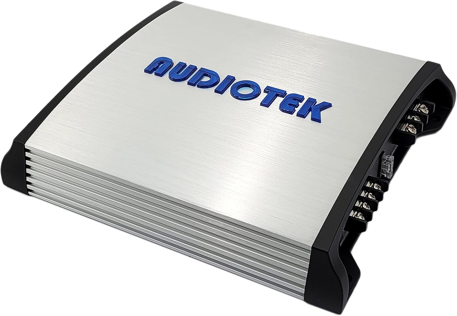 AUDIOTEK AT2400S 2 Channel Stereo Car Amplifier - 2400 Watts, 2 Ohm Stable, LED Indicator, Full Range, Bass Knob Included, Great for Speakers and Subwoofers