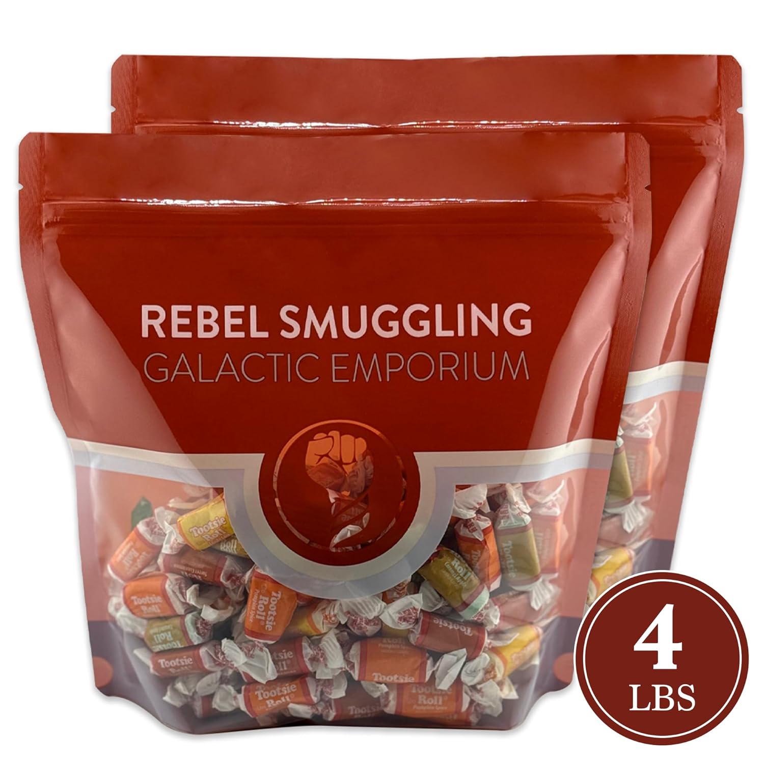 Harvest Chews Midgees Bulk 2 x 2LB Bags of Chewy Fall Candy by Rebel Smuggling Galactic Emporium (4lbs Total)