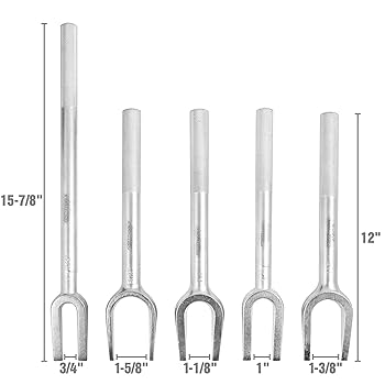 HEAVY DUTY 5PC BALL JOINT REMOVER SPLITTER SEPARATOR TIE ROD END REMOVER PITMAN