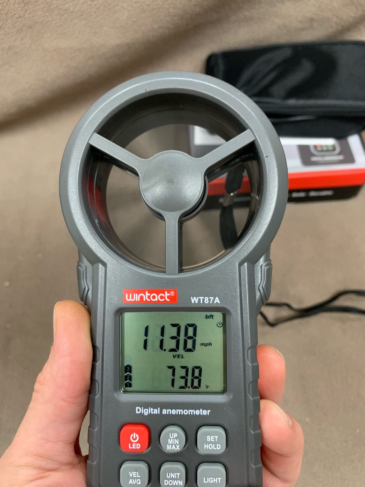Ventimeter $5/mo - Finance Wintact Handheld Anemometer, Digital Vane Wind Speed ...