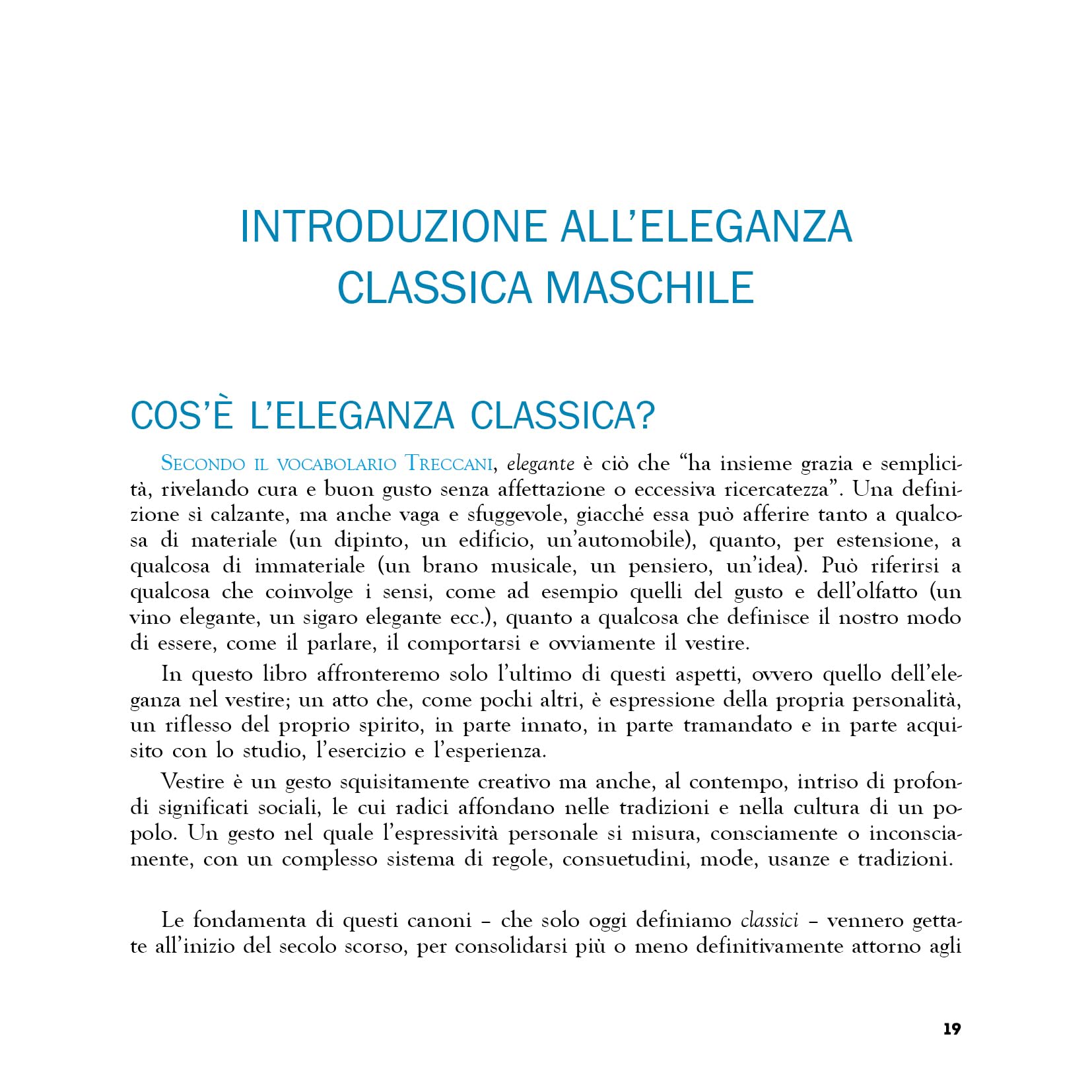 Manuale di eleganza classica maschile