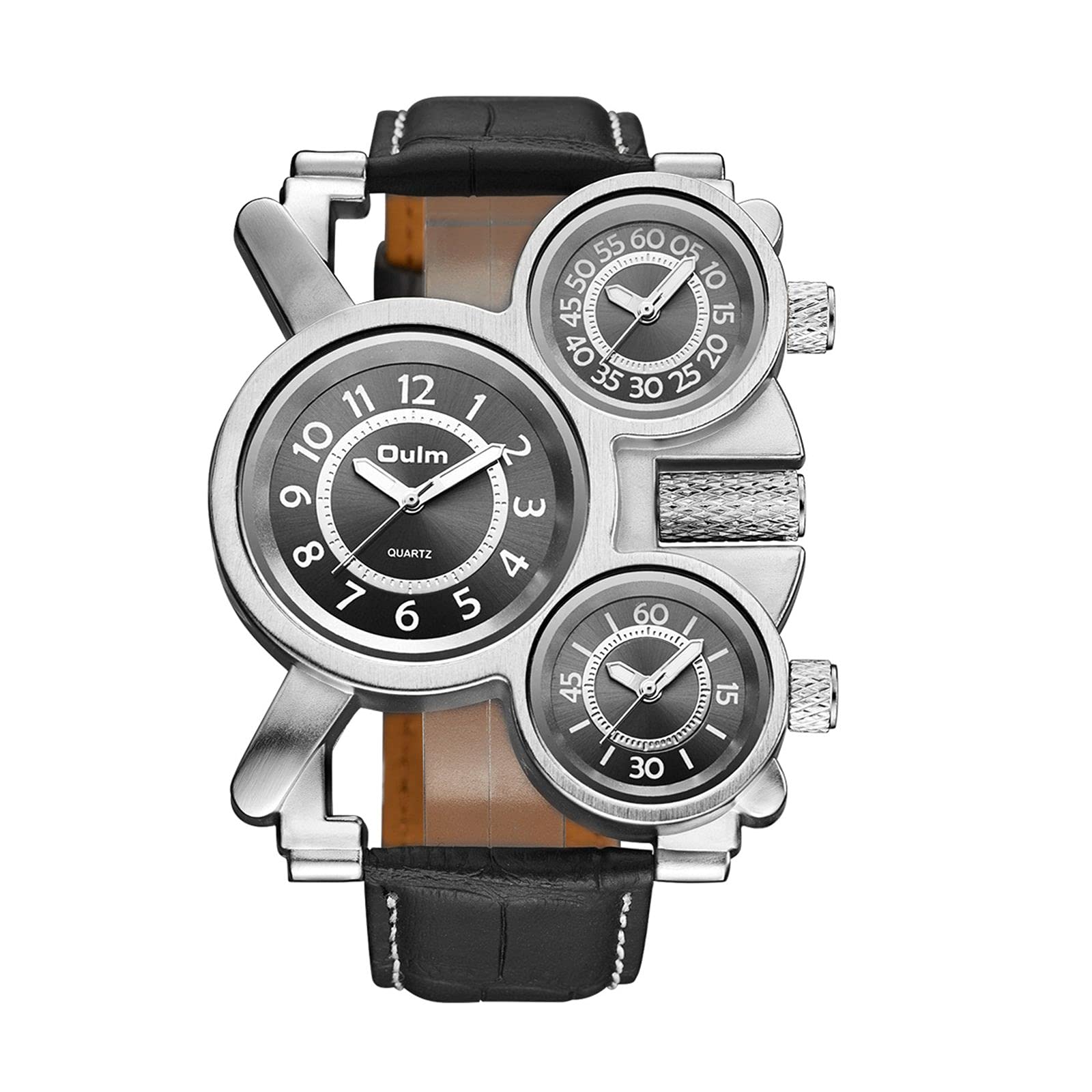 Watch Oulm Montre OULM 3741 Mens Unique Quartz Watch Japan Movement