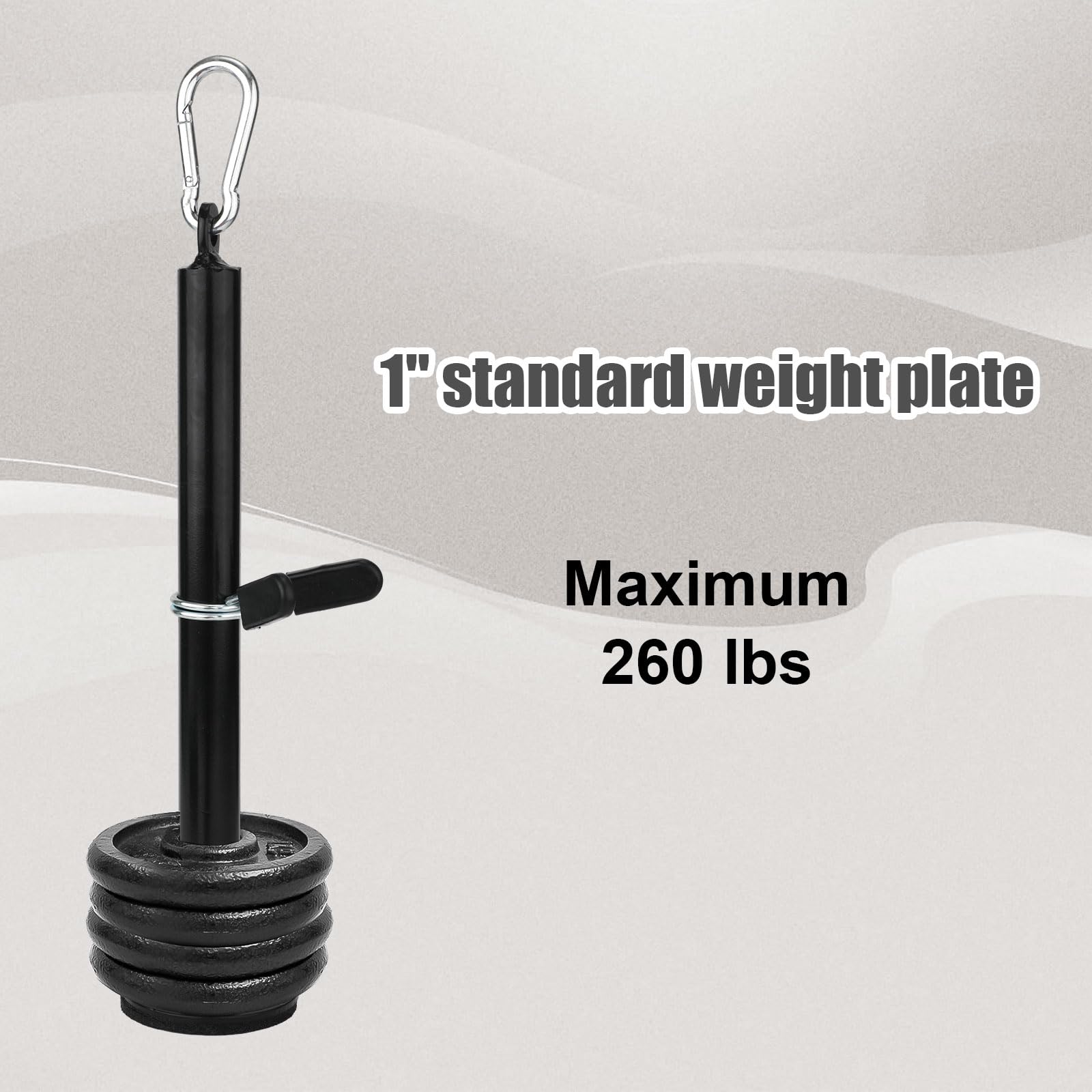 NQEUEPN Perni Carico per Piastra Pesi, Adatti Perni di Caricamento Macchine per Cavi Piastra Pesi Standard da 2,54cm e 5,08cm Perni Palestra per Attrezzature da Allenamento Palestra a Casa