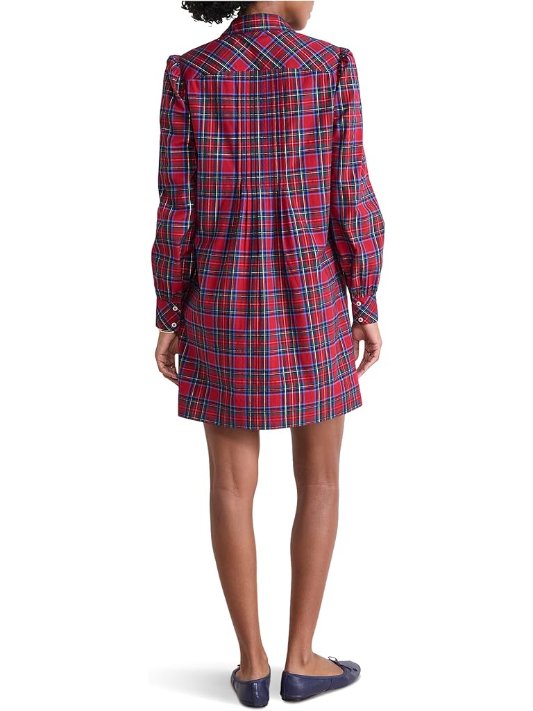 Brown Vineyard Vines Pippa Poplin Dress
