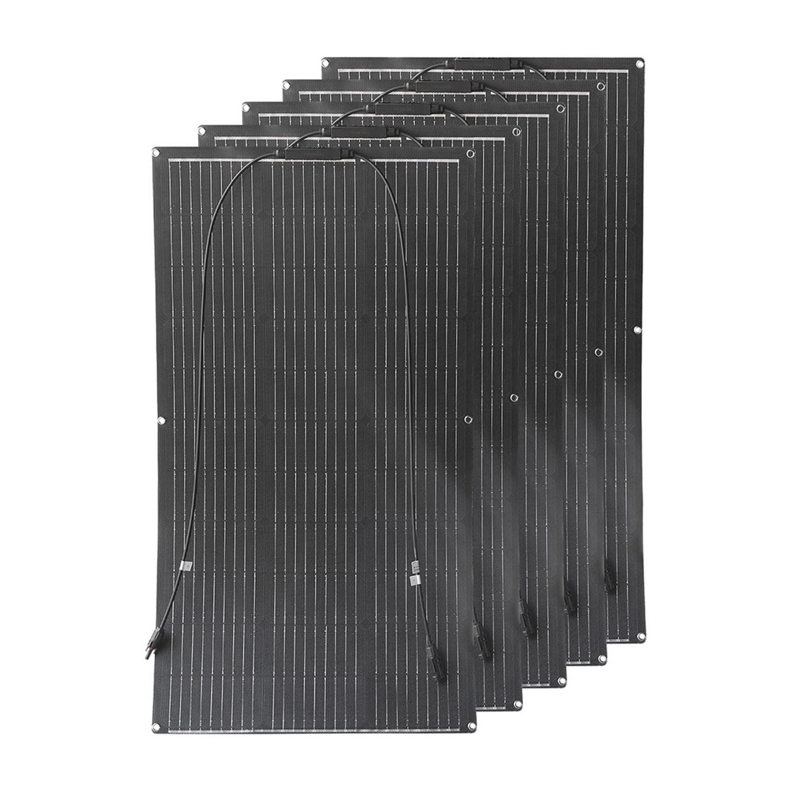 Wvyhlamrc 500W Solar Panel Solar Panel 18V 100W 200W 300W 400W Flexible Durable Waterproof Monocrystalline Solar Cell(500W Solar Panel)