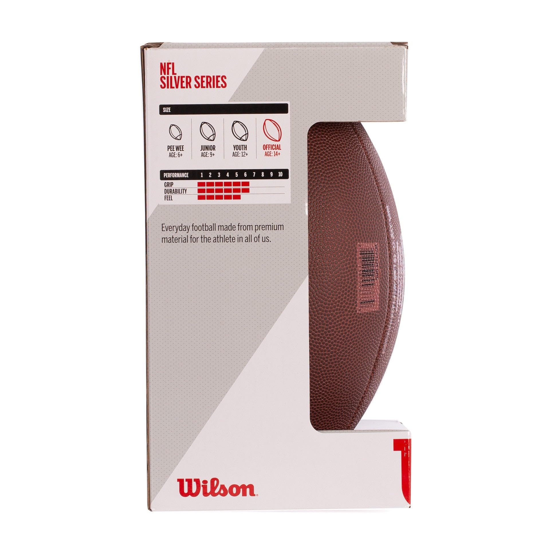 Wilson Ballon de football américain NFL Duke Réplique avec présentoir