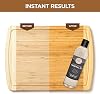 Set de Regalo de Tablas de Charcutería - Tabla de Queso de Bambú y Aceite Mineral para Tabla de Cortar, Paquete 5