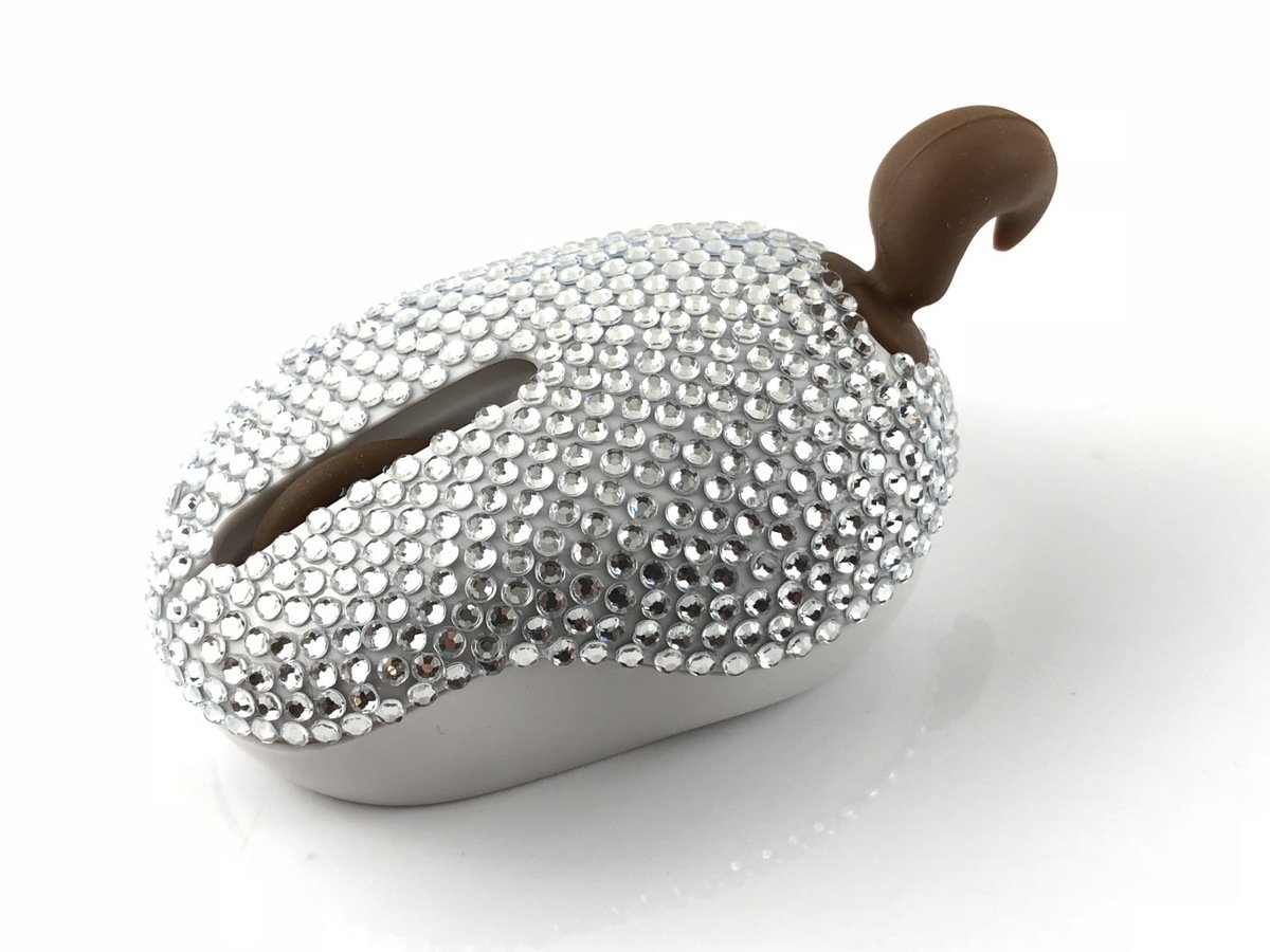 blingustyle Animal squirrel design Crystal Wireless Optical Mouse 2.4GHz - Cordless PC Mouse with Scrollwheel Sensitivity (MAX 1600dpi) - For Laptop/Netbook/Desktop Computers