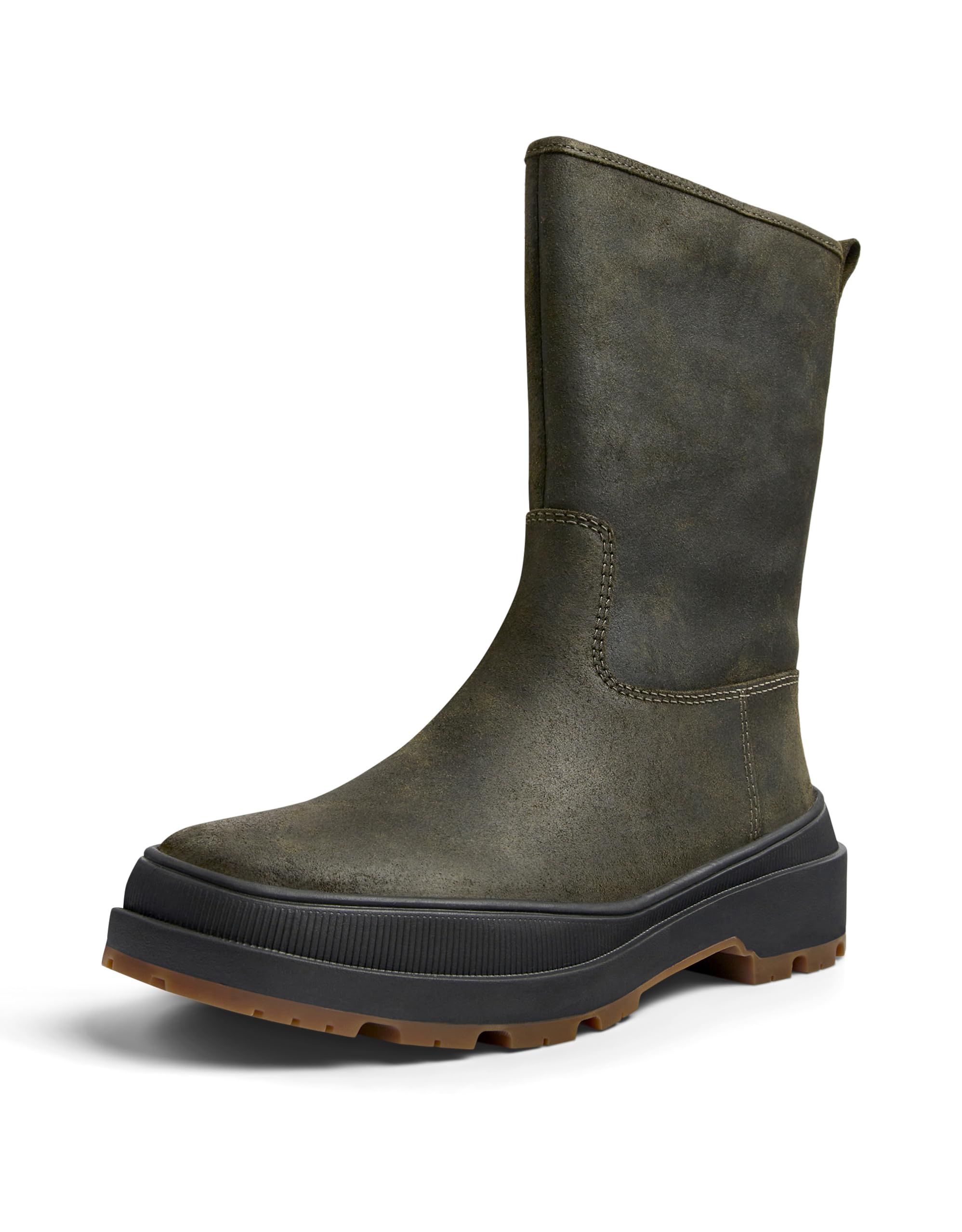 Camper Women's Brutus Trek K400719Medium Boot, Dark Green 003, 7 UK