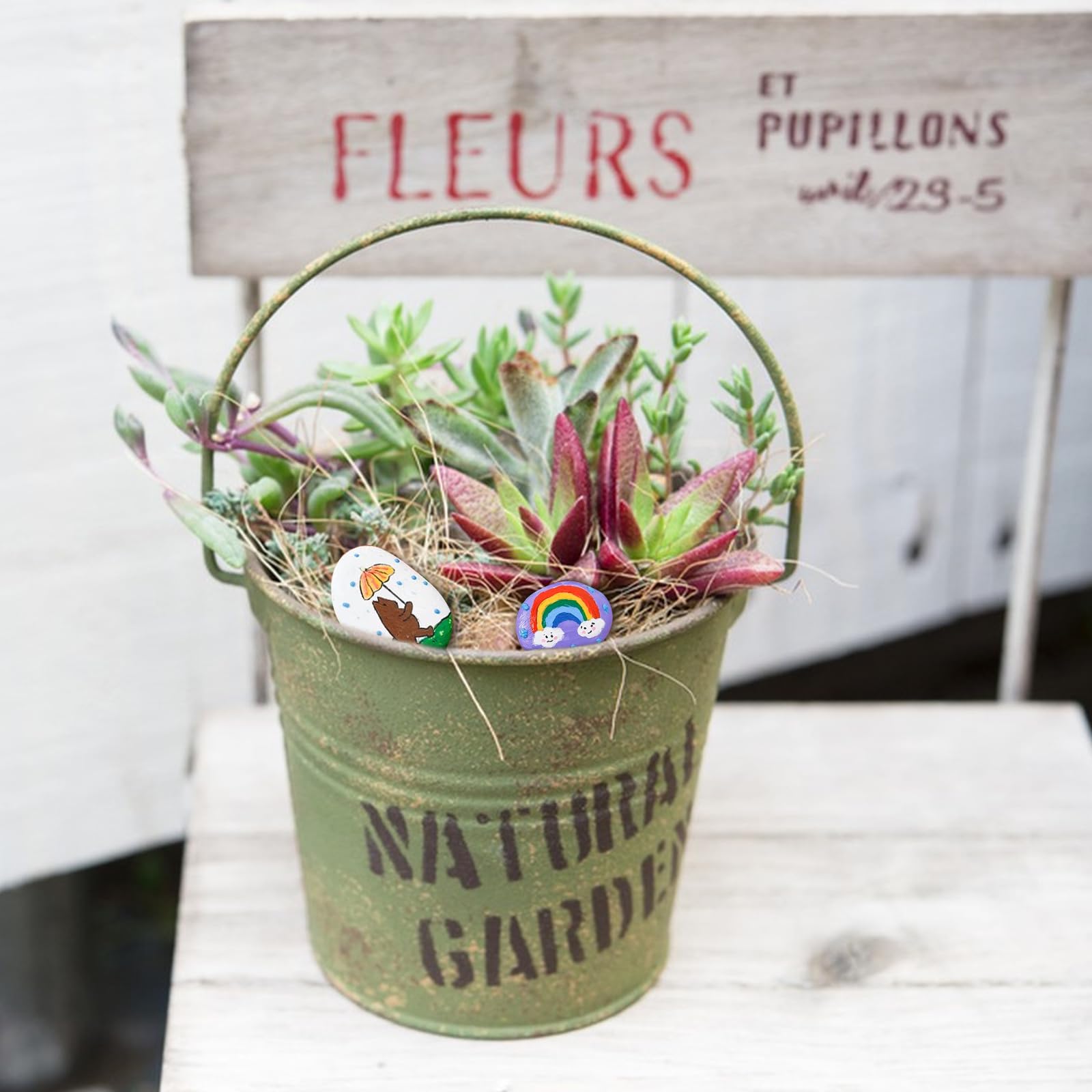 Lot Galets Lisses 16 Galets à Peindre 5-8cm - Pierres Lisses Pour Artisanat Décoration Aquarium Galets Naturels