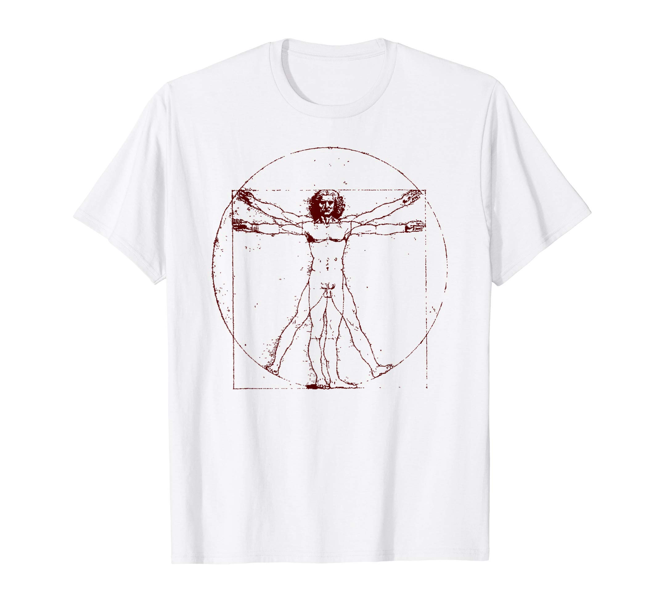 Leonardo da Vinci Vitruvian Man Sketch T-Shirt