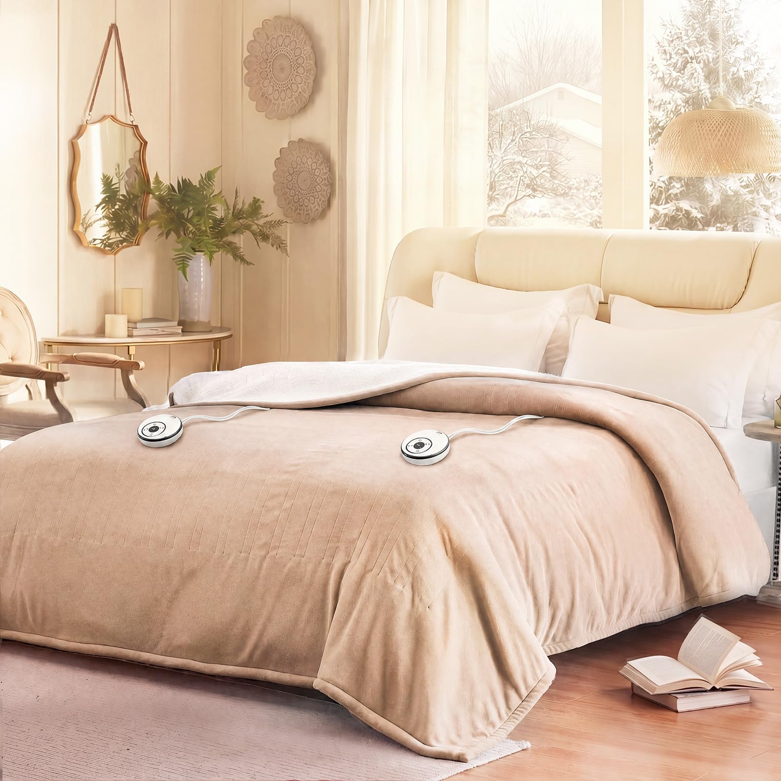 Sealy Electric Blanket Queen Beige