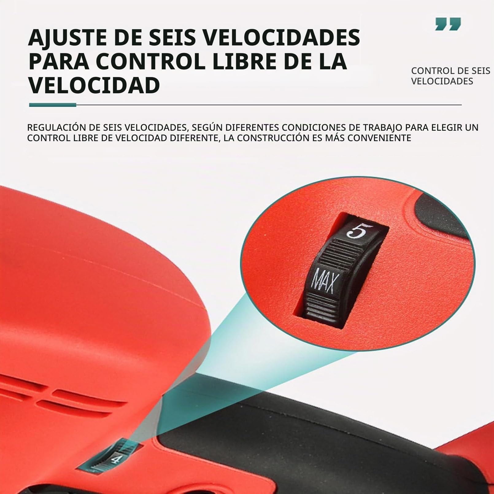 Fratasadora eléctrica para mortero de Cemento de hormigón, alisadora para Paredes de Cemento, 6 velocidades Regulables con Interruptor, enlucidora de Paredes 2 * 22500mAh