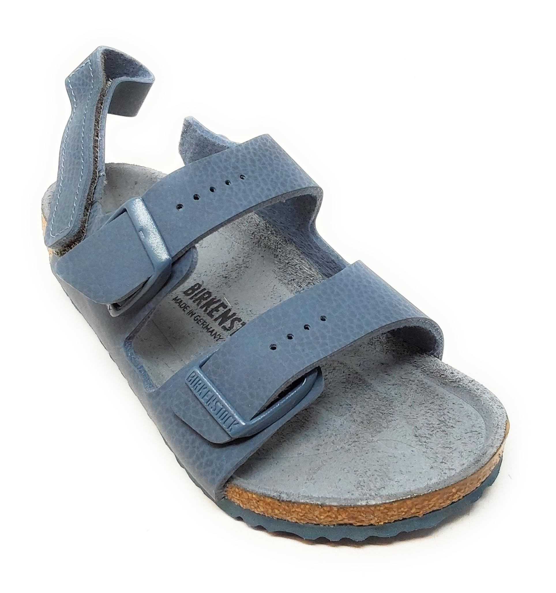 Birkenstock Milano 1031647 grigio (desert soil triple basalt gray),sandalo in Sughero (Grigio (desert soil triples basalt gray), Sistema Taglie Calzature EU, Adolescente, Numero, Stretta, 38)