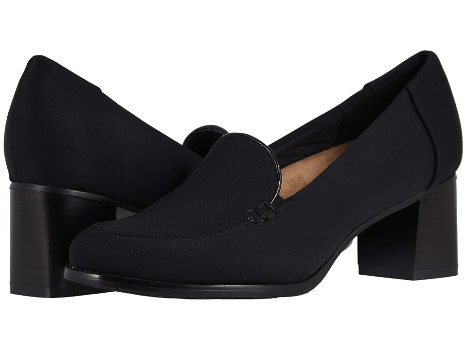 Trotters Quincy (Black Lycra) Women's Shoes INTERNATIONAL SHIPPING