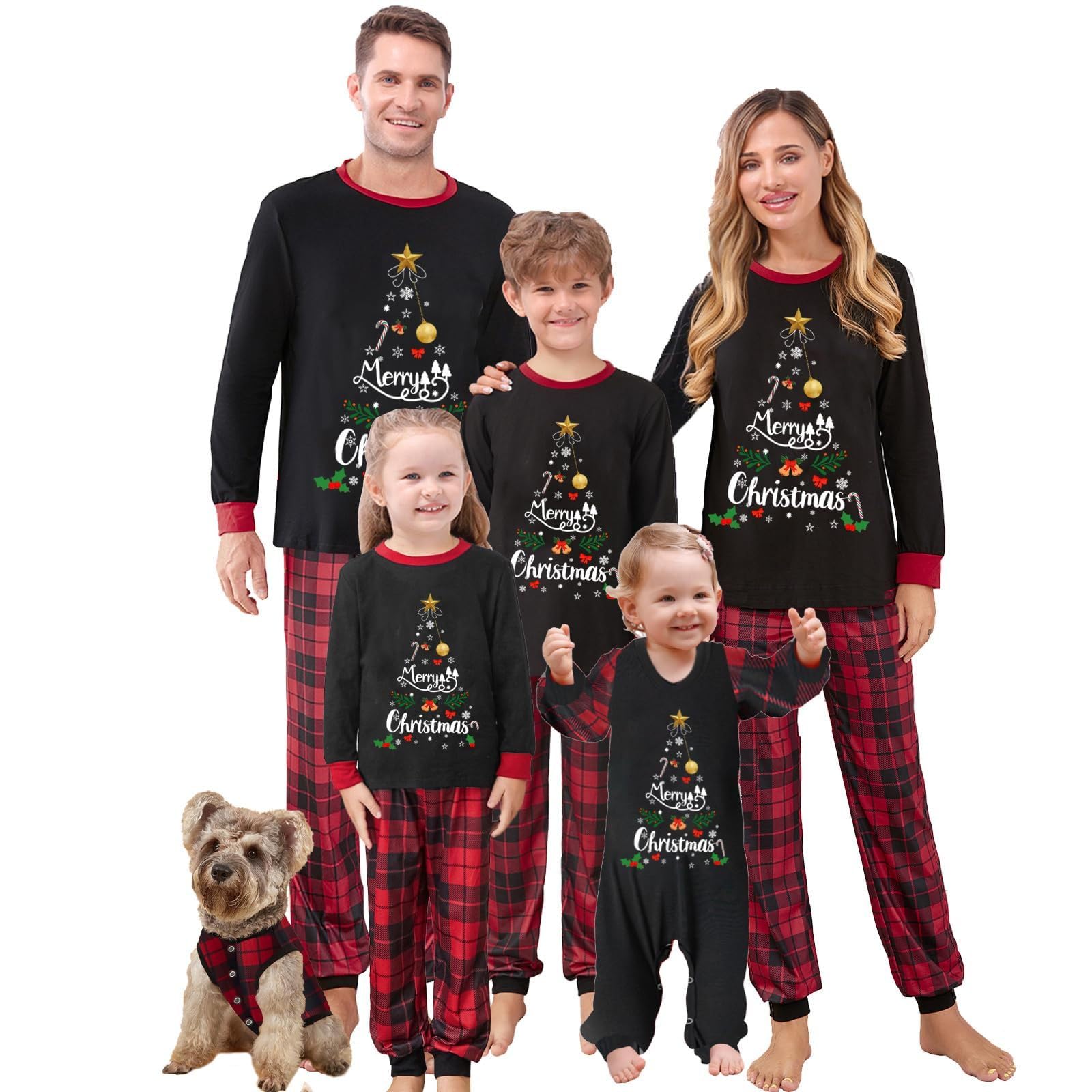 Yaguyuly Christmas Family Matching Pajamas Sets Christmas Pjs Sleepwear