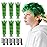 Temporary Green Hair Dye for Kids - Washable Color Suitable for Black & Brown Hair, Halloween Party Gift for Girls 7-12 Years Old