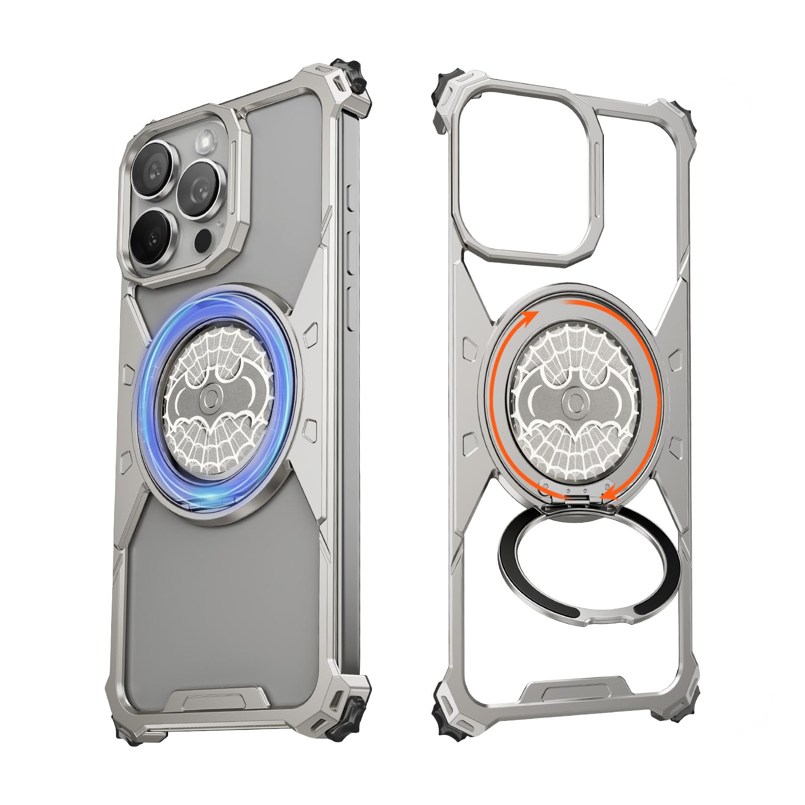 Coque haut de gamme iPhone 16 Pro Max protection militaire sans cadre - 8