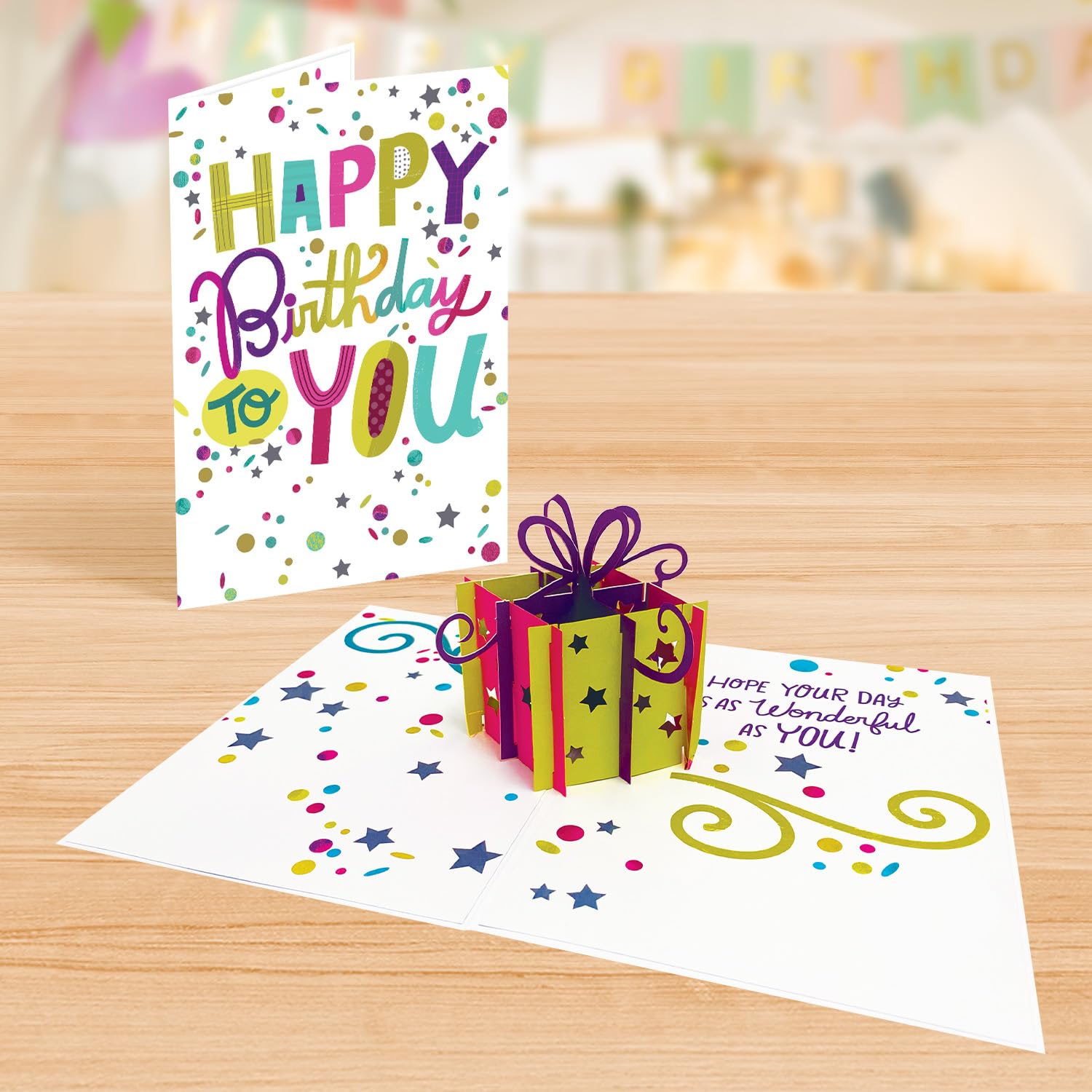 3D Musical Birthday Pop Up Card, Blow Out LED Light Pakistan