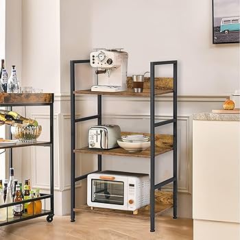 Amazon｜MUMU. LH オープンシェルフ ラック キッチン 棚