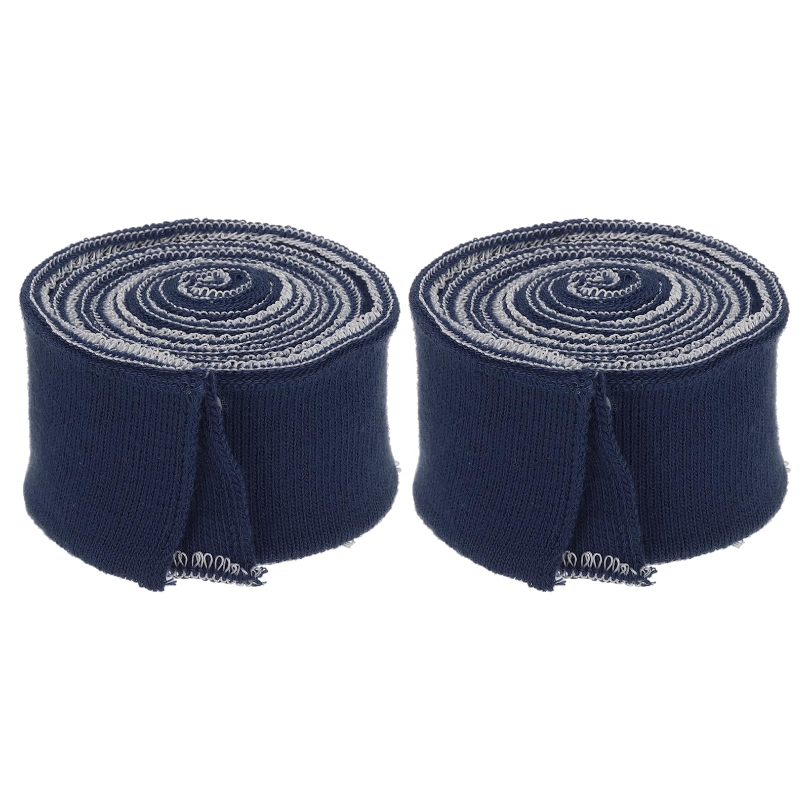 Rebower 3.5cm x 80m Elastic Cuffs for Sewing Knitted Ribbed Cotton Fabric Sleeves Waistband Ribbed Trim