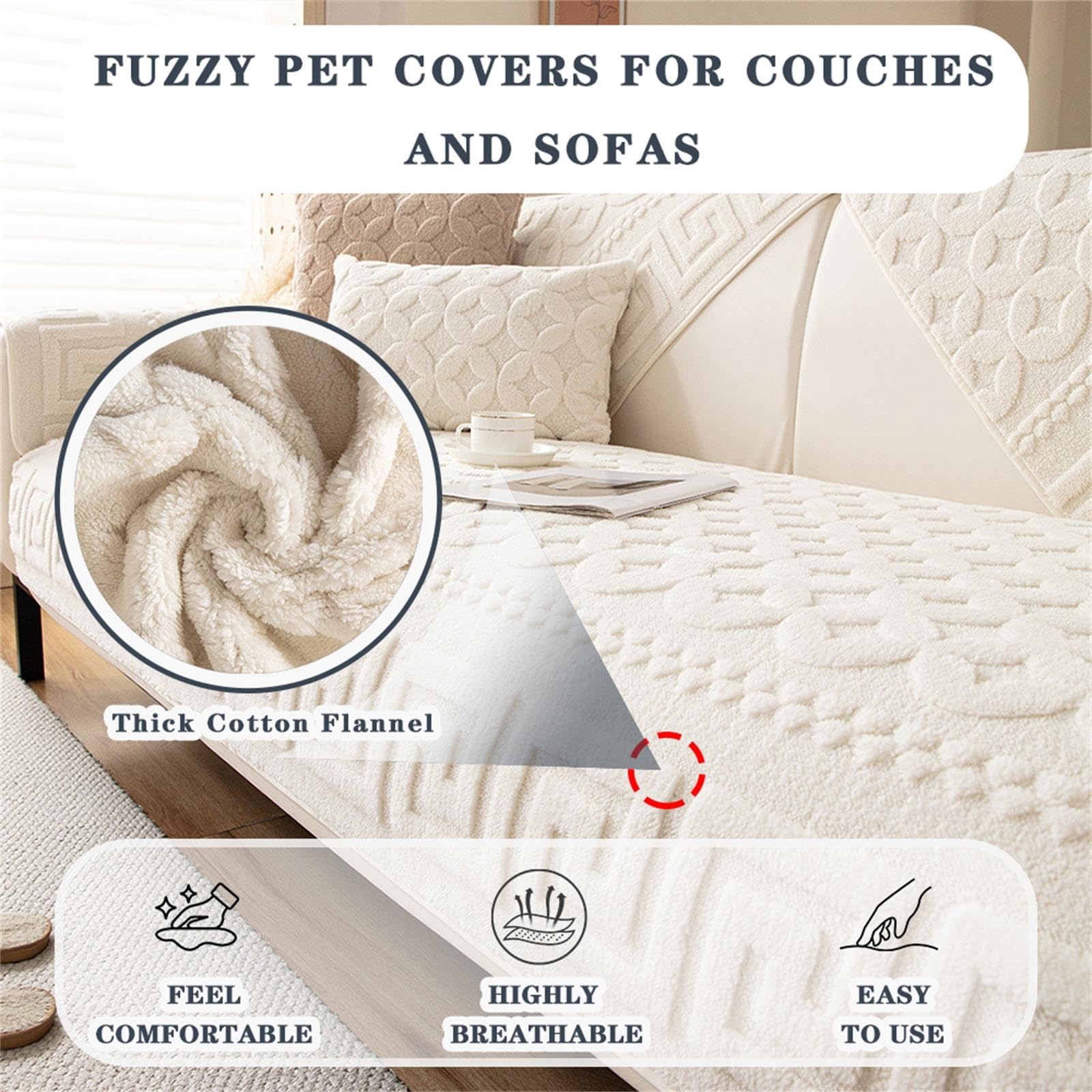 Housse de Canapé for Chiens, Protection de Canapé for Animaux de Compagnie