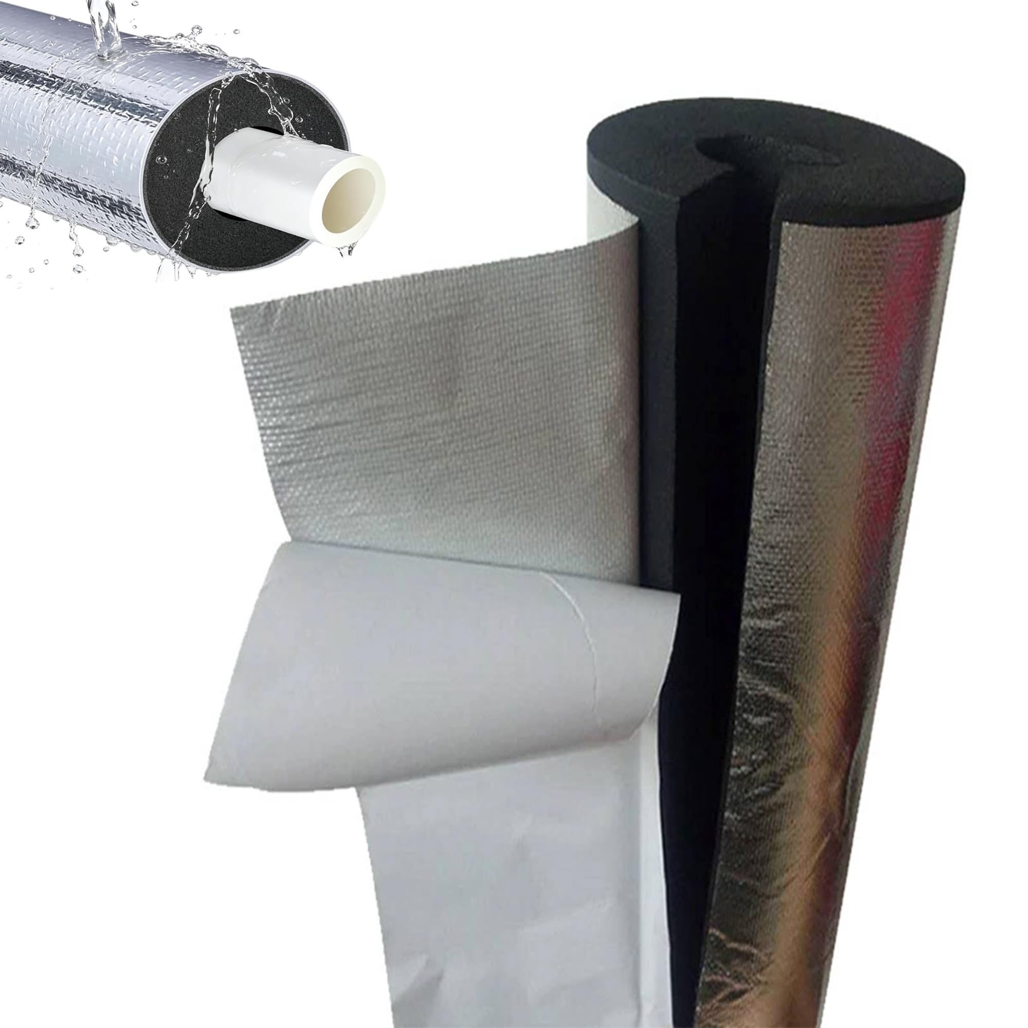 Rura izolacyjna z folii aluminiowej, ochrona przed zamarzaniem, wąż