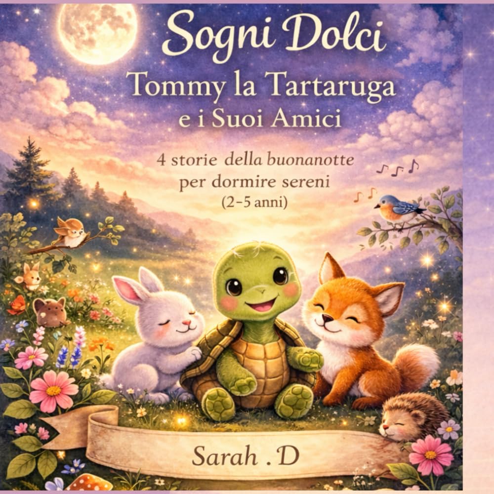 Sogni Dolci – Tommy la Tartaruga e i suoi amici: 4 storie della buonanotte per rilassarsi e addormentarsi serenamente (2–5 anni)