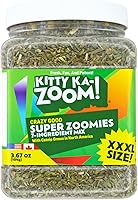 KittyKa-Zoom Super ZOOMIES Mix: Premium 7-Ingredient Catnip Blend, Hand-Harvested Fresh in USA & Canada
